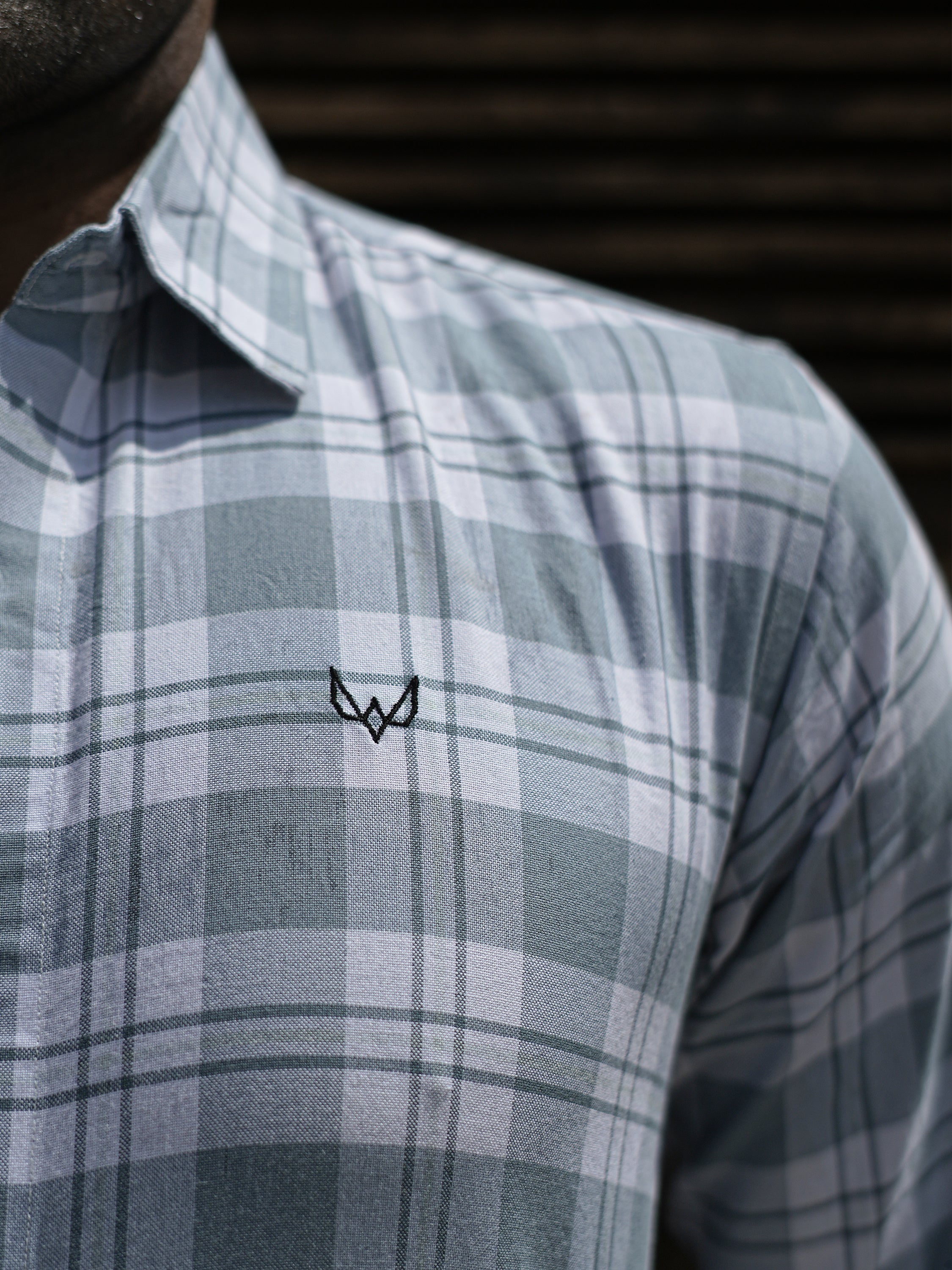 Soft Blue Checks Shirt