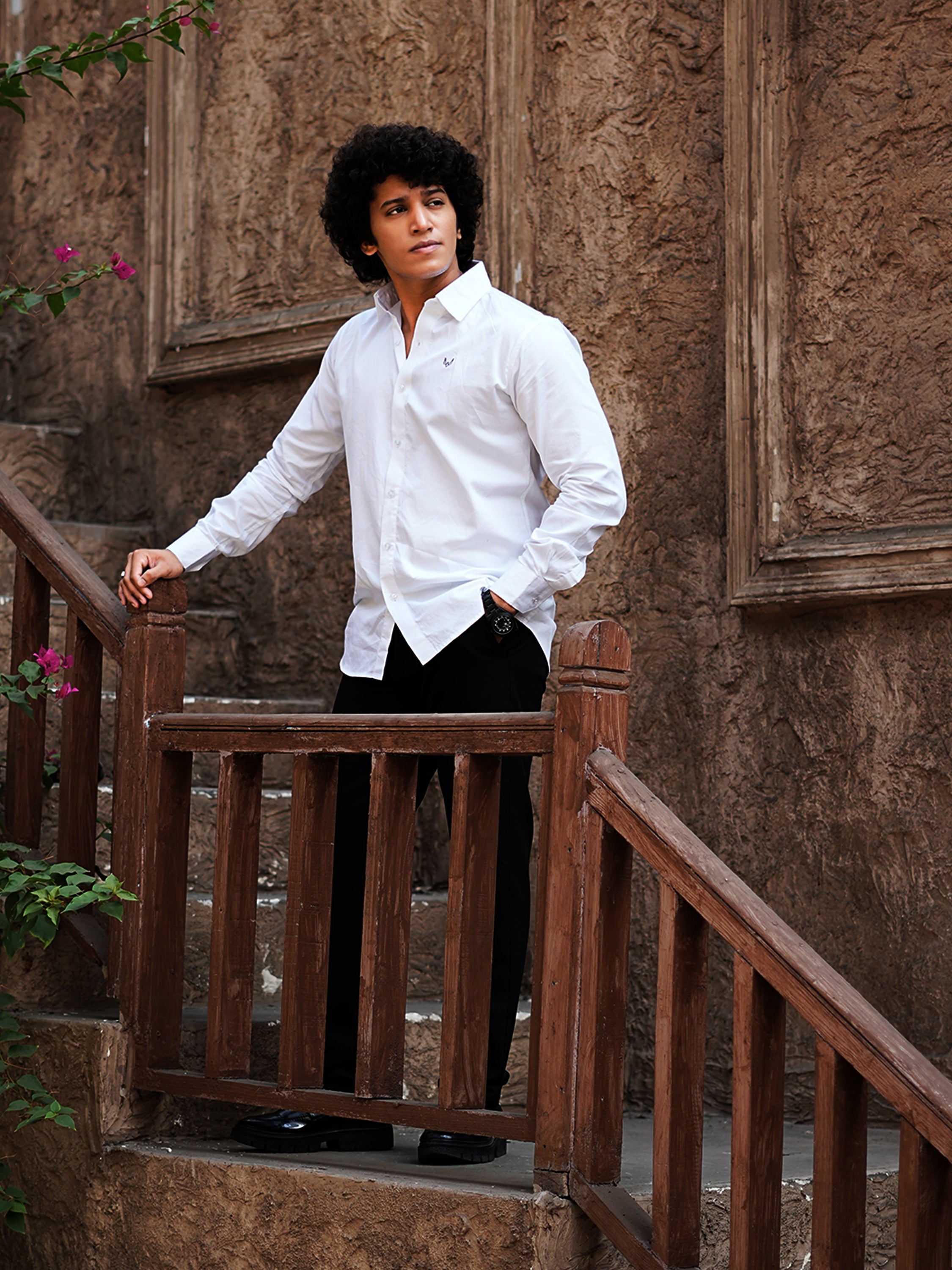 Crisp White Formal Shirt