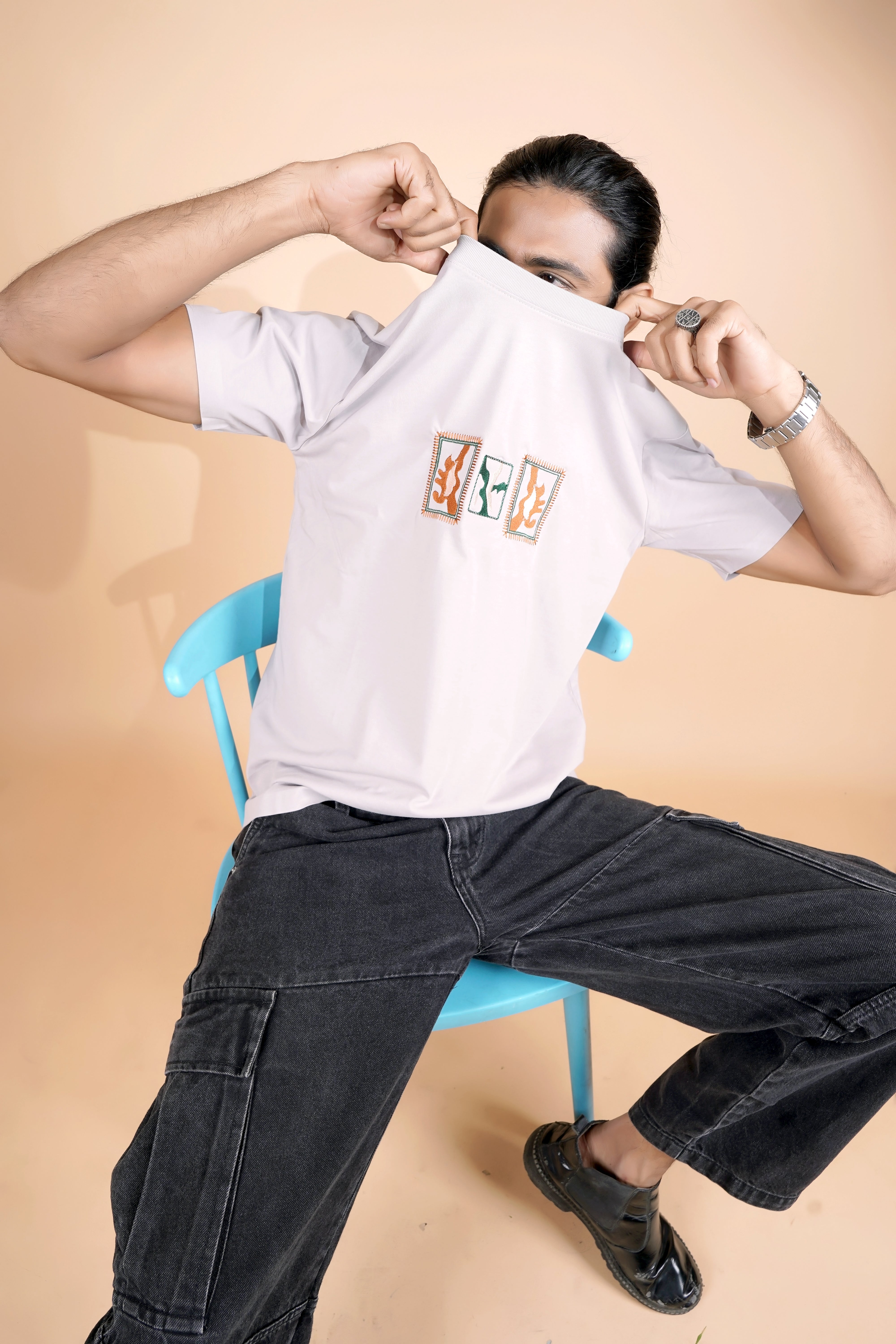 Aangan Stamps Tee