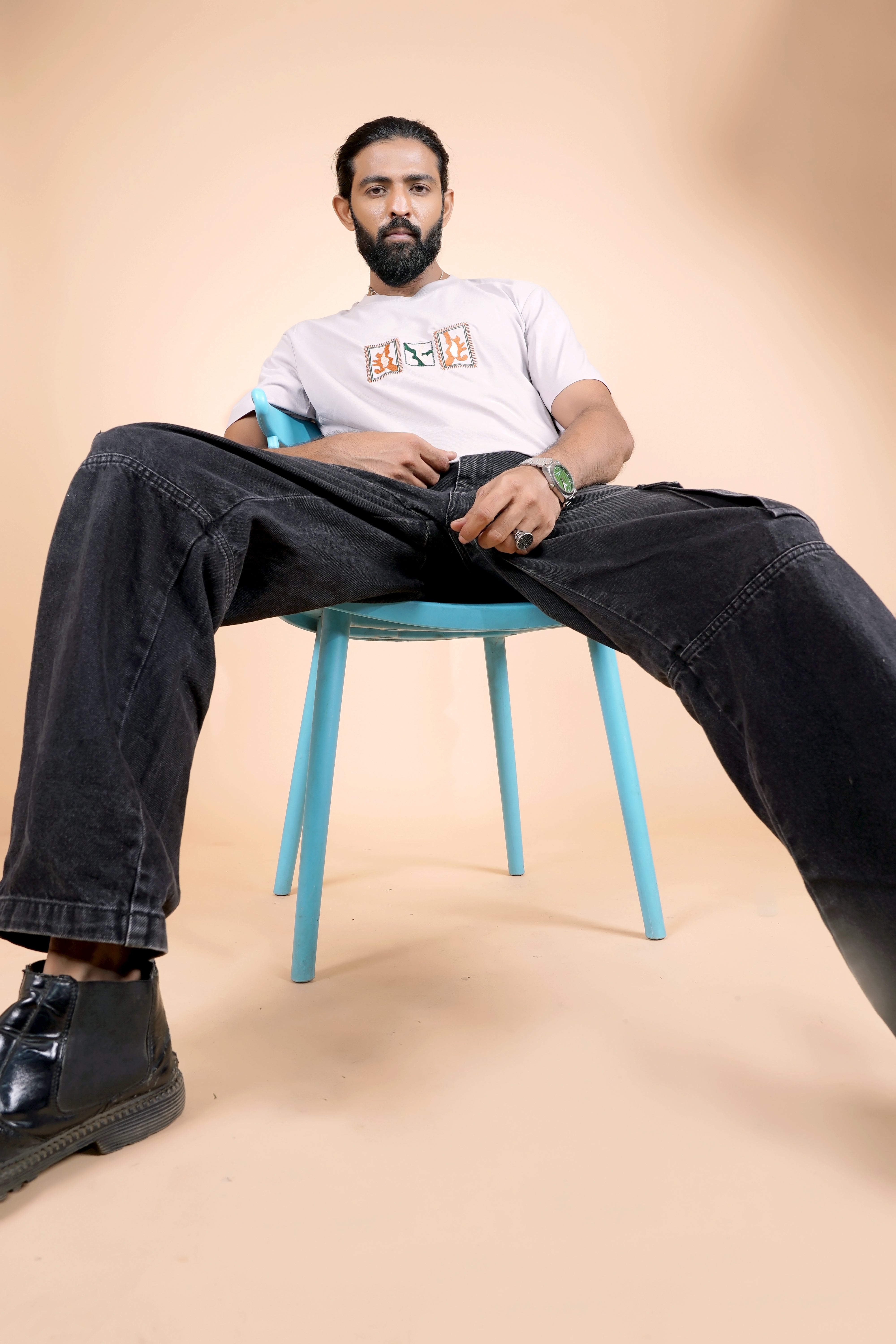 Aangan Stamps Tee