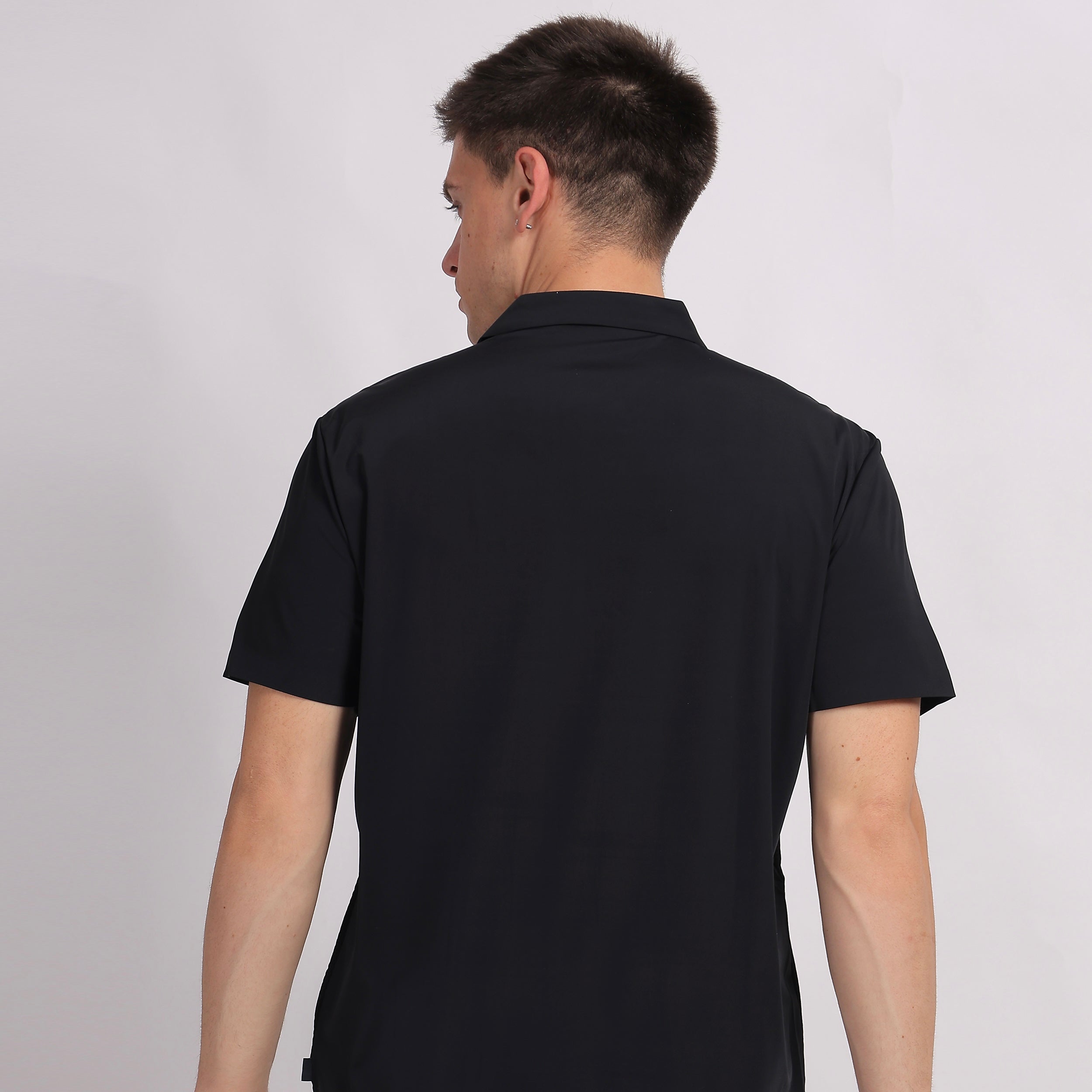 Black Textured T-Shirt