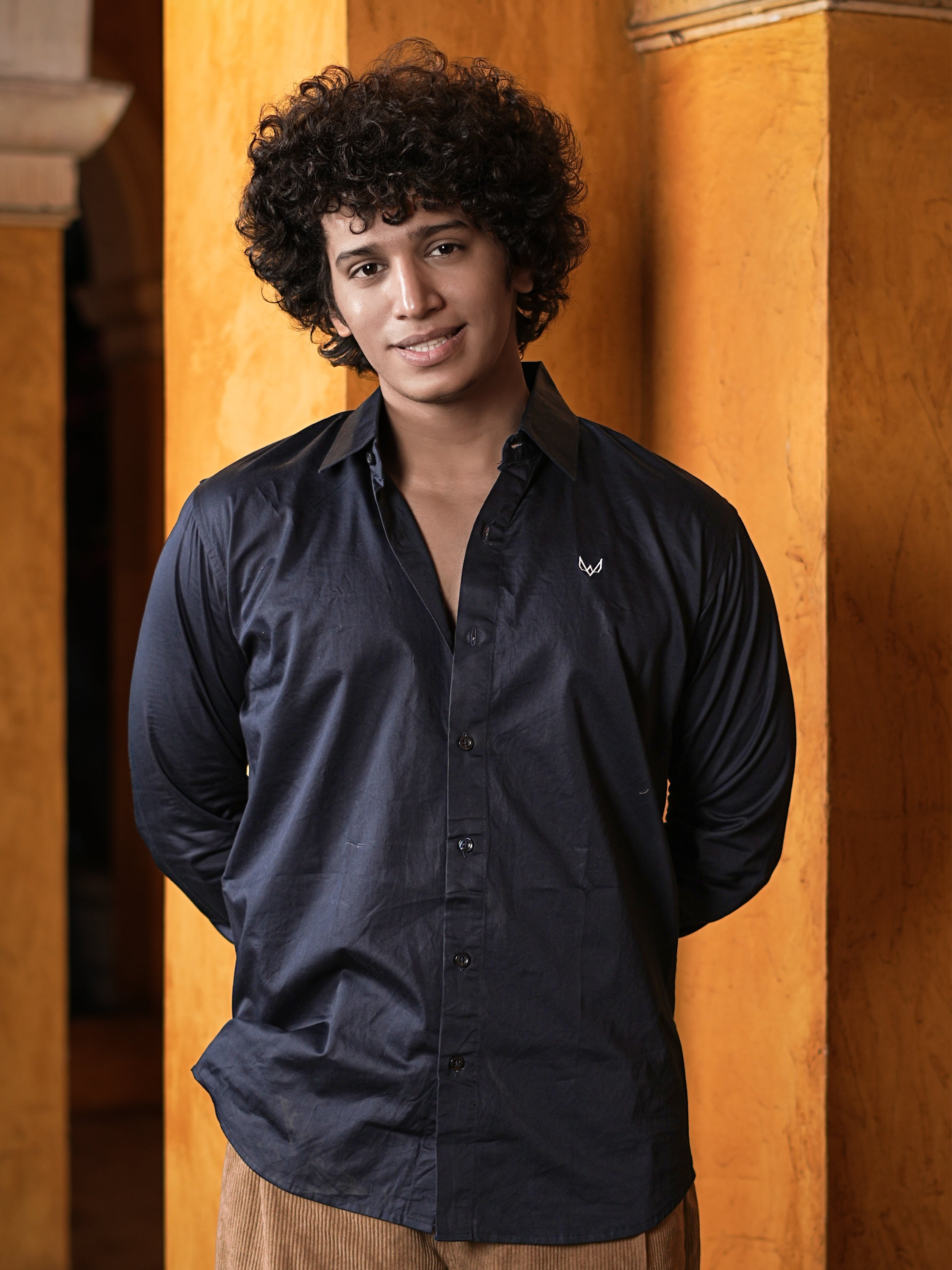 Navy Blue Formal Shirt
