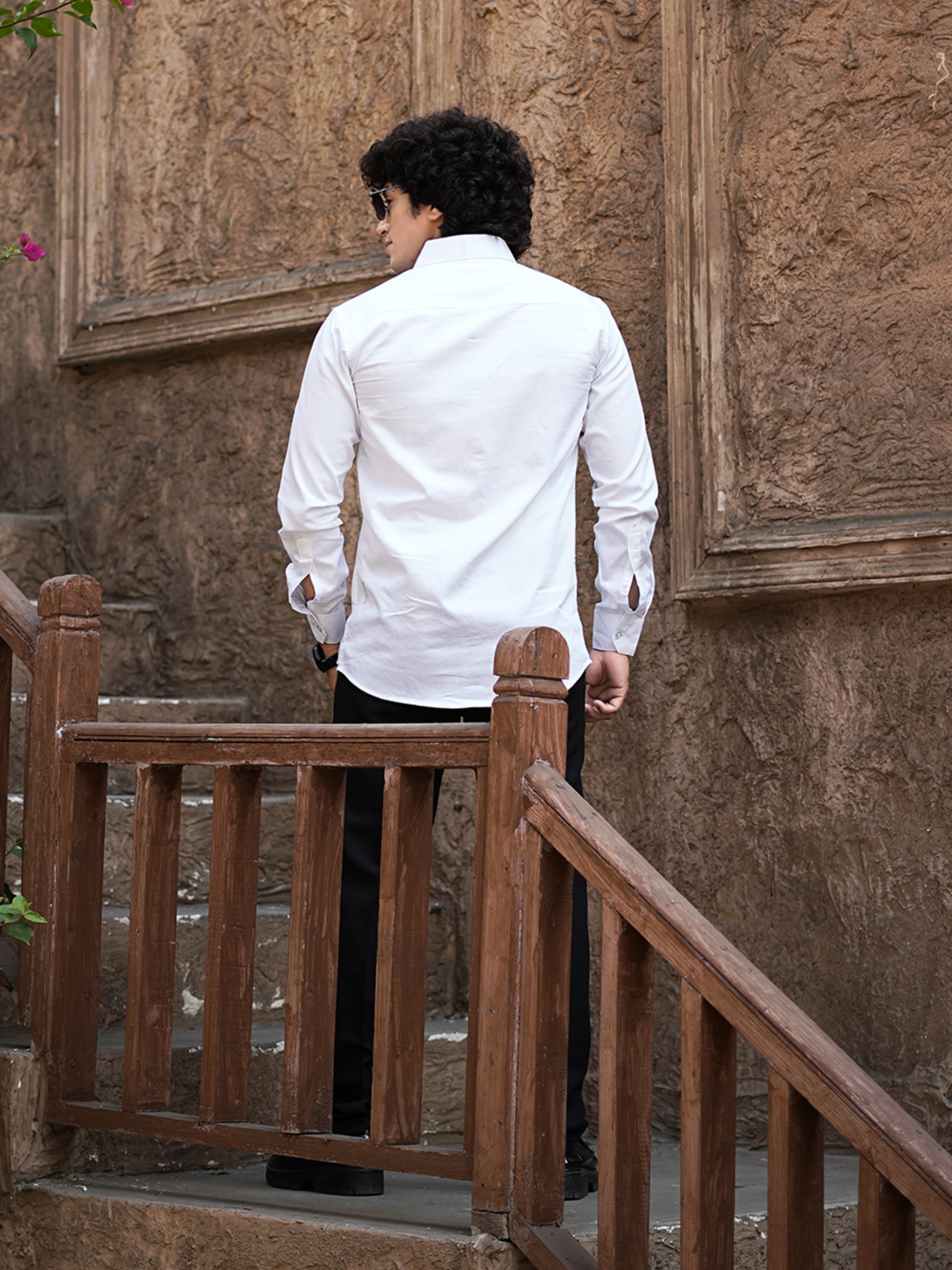 Crisp White Formal Shirt