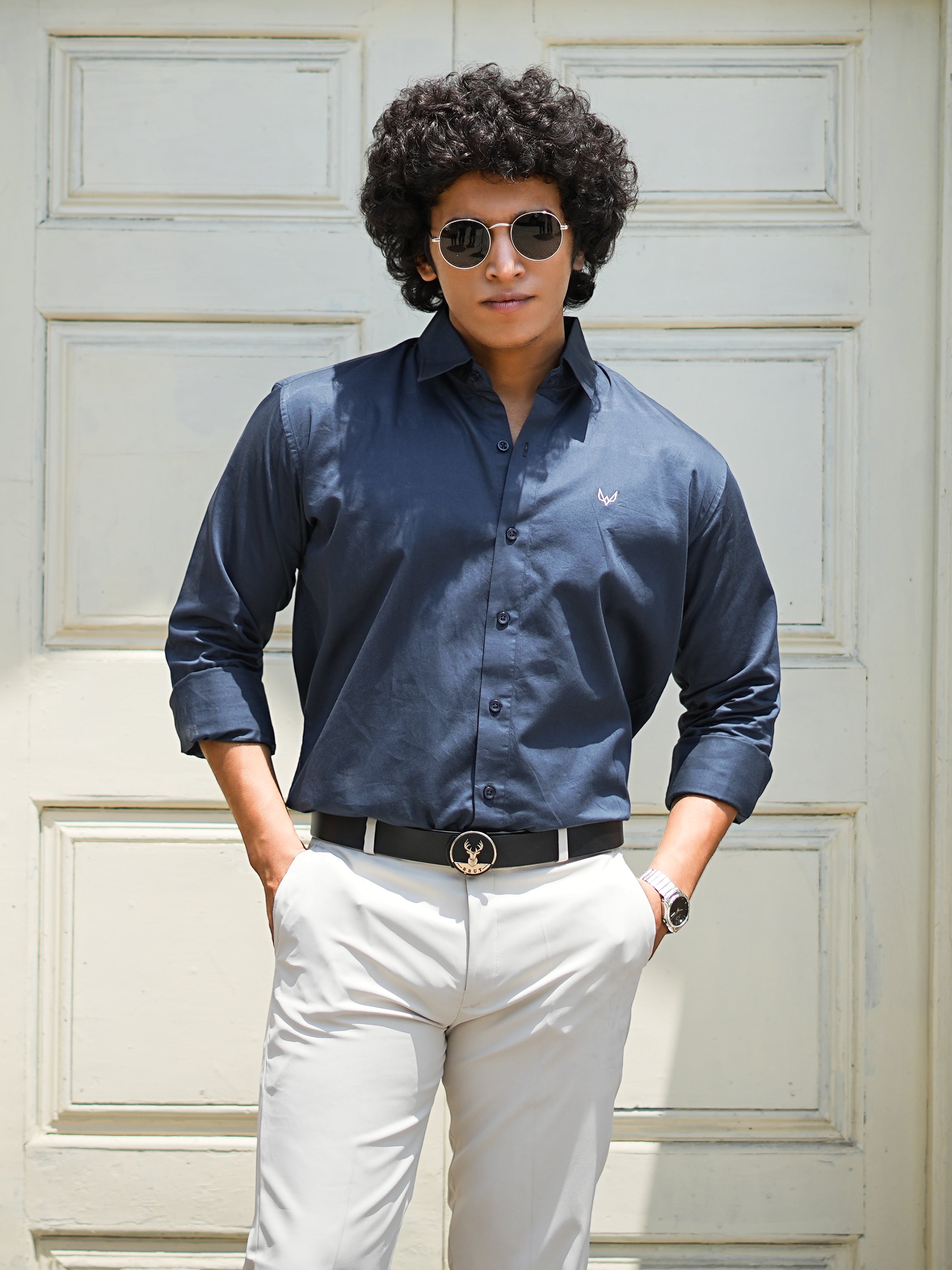 Classic Midnight Green Formal Shirt