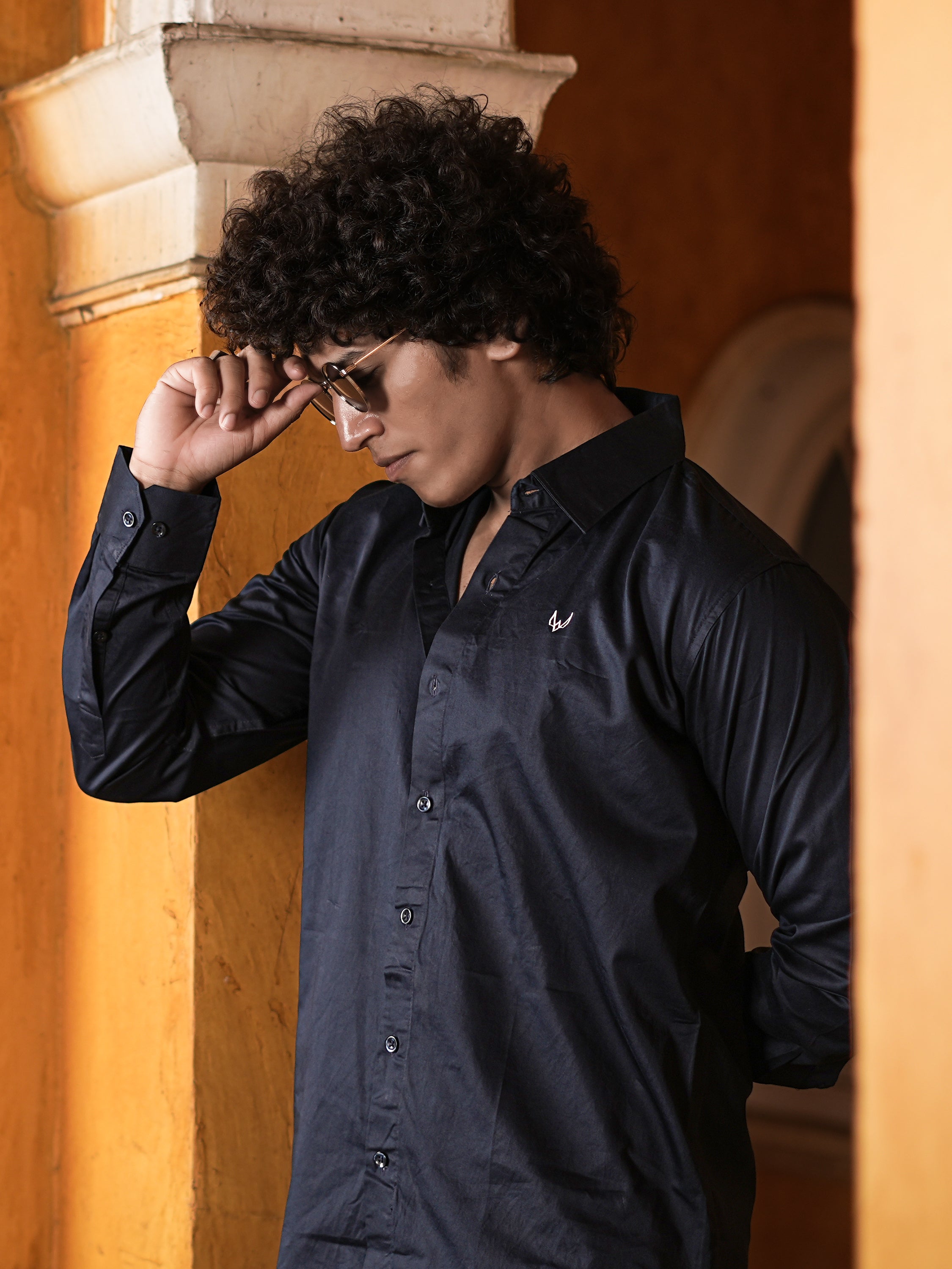 Navy Blue Formal Shirt