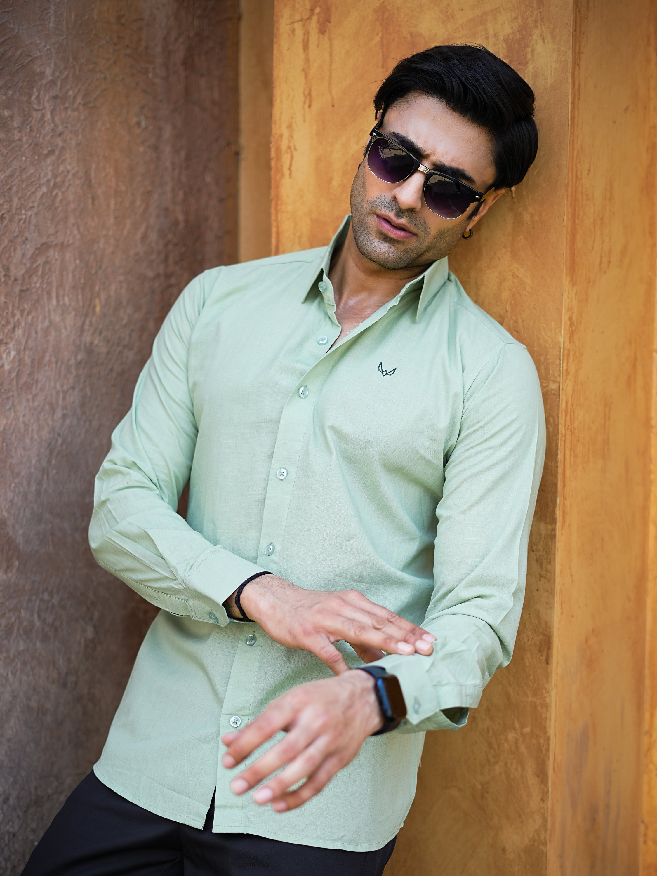 Light Green Formal Shirt
