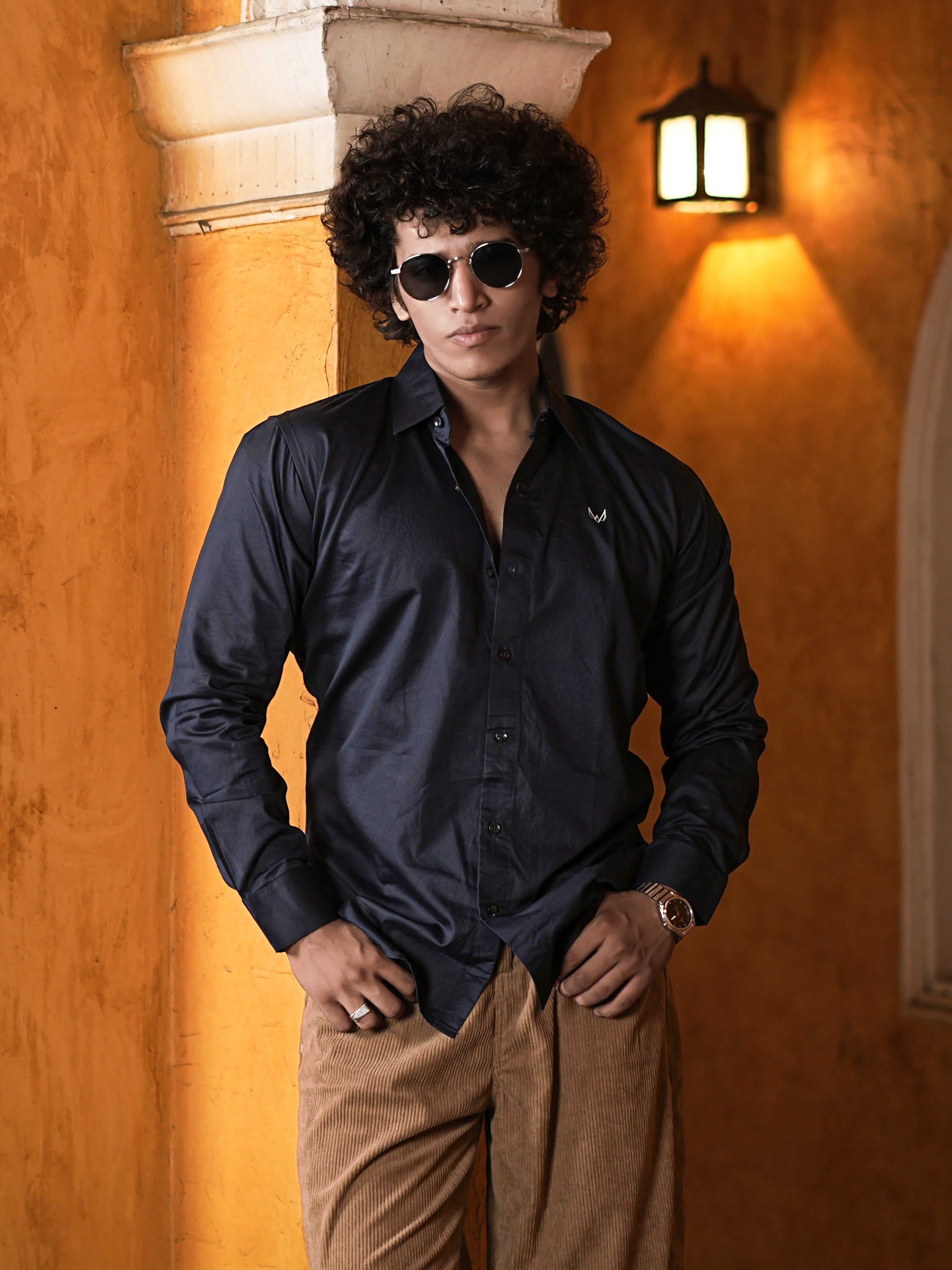 Navy Blue Formal Shirt