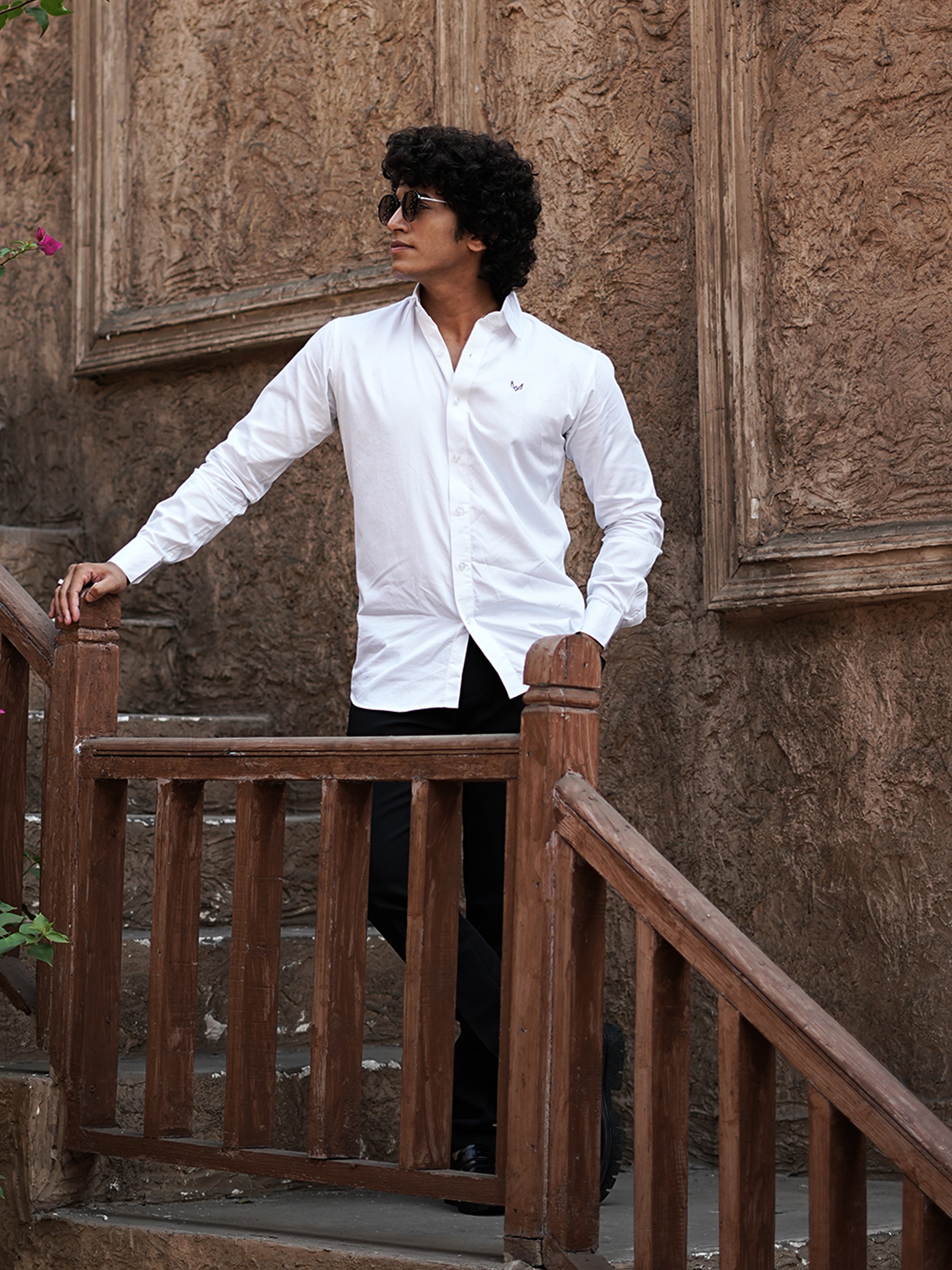 Crisp White Formal Shirt