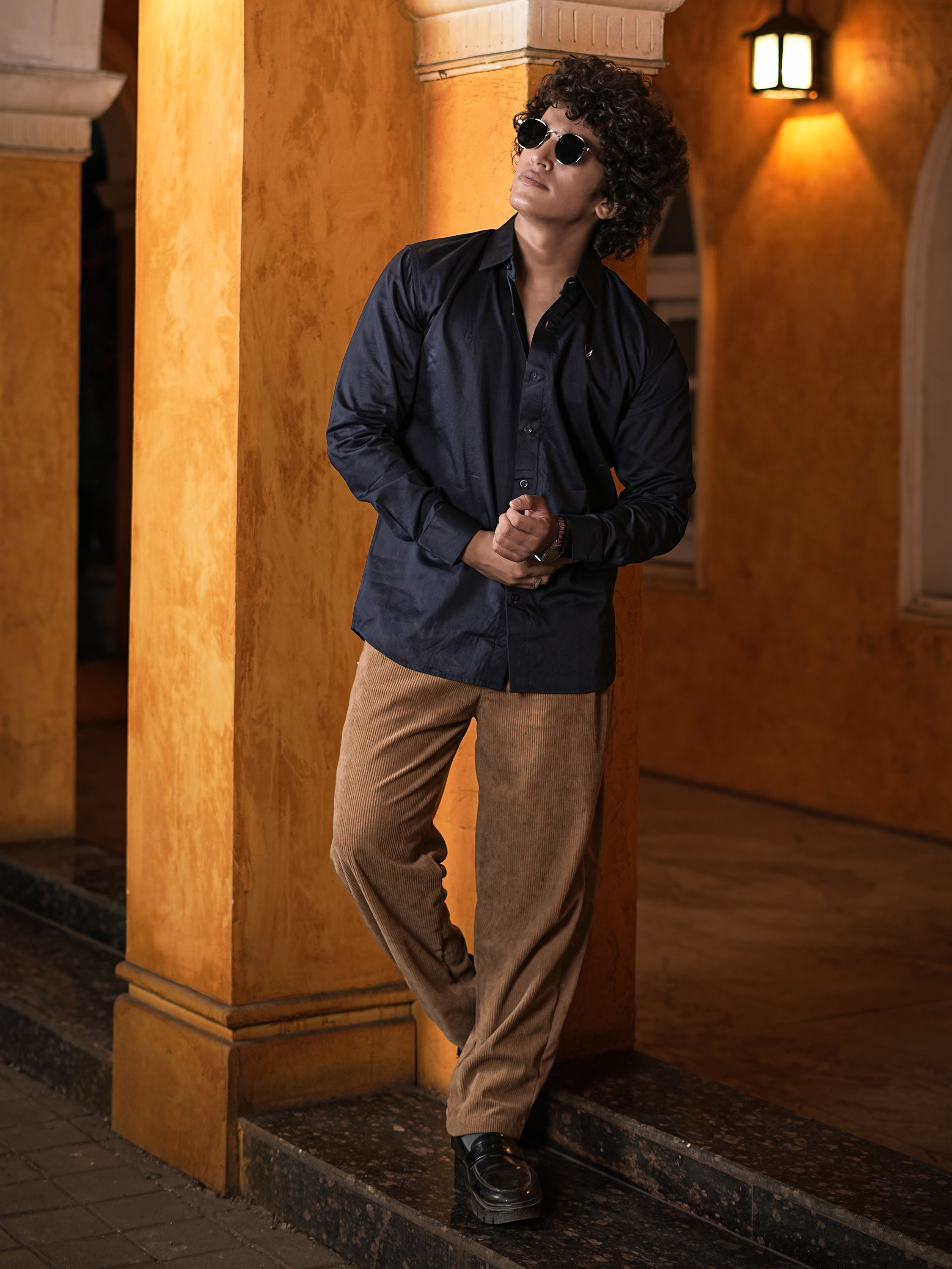 Navy Blue Formal Shirt