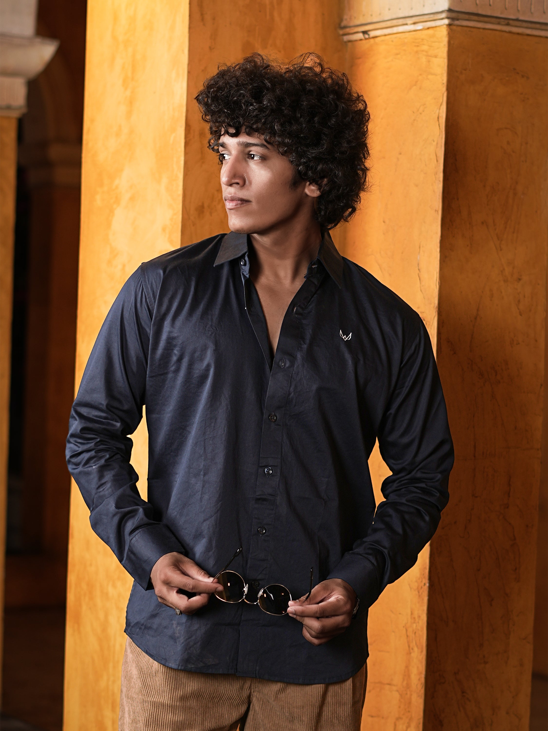 Navy Blue Formal Shirt