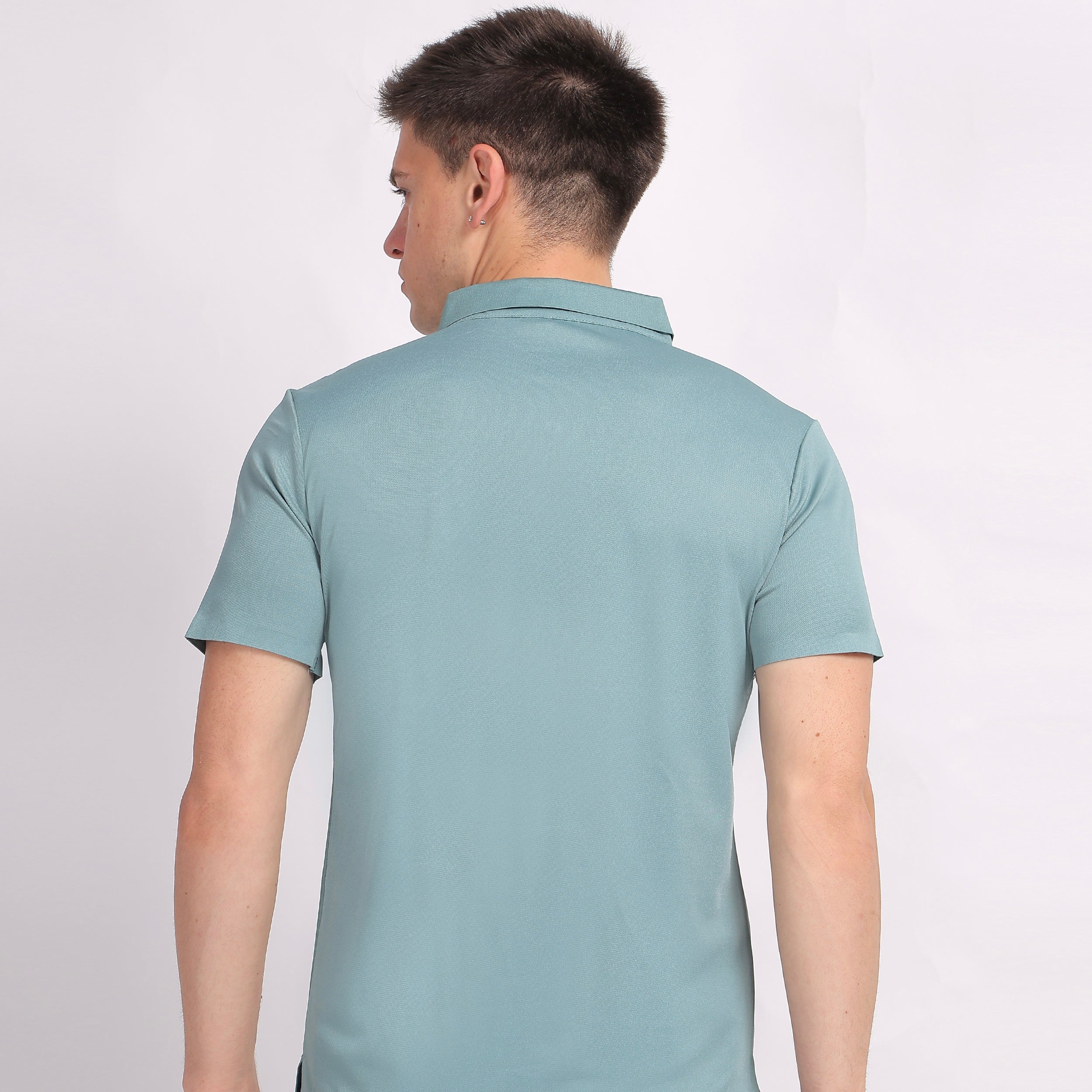 Light Green Logo Polo T-Shirt