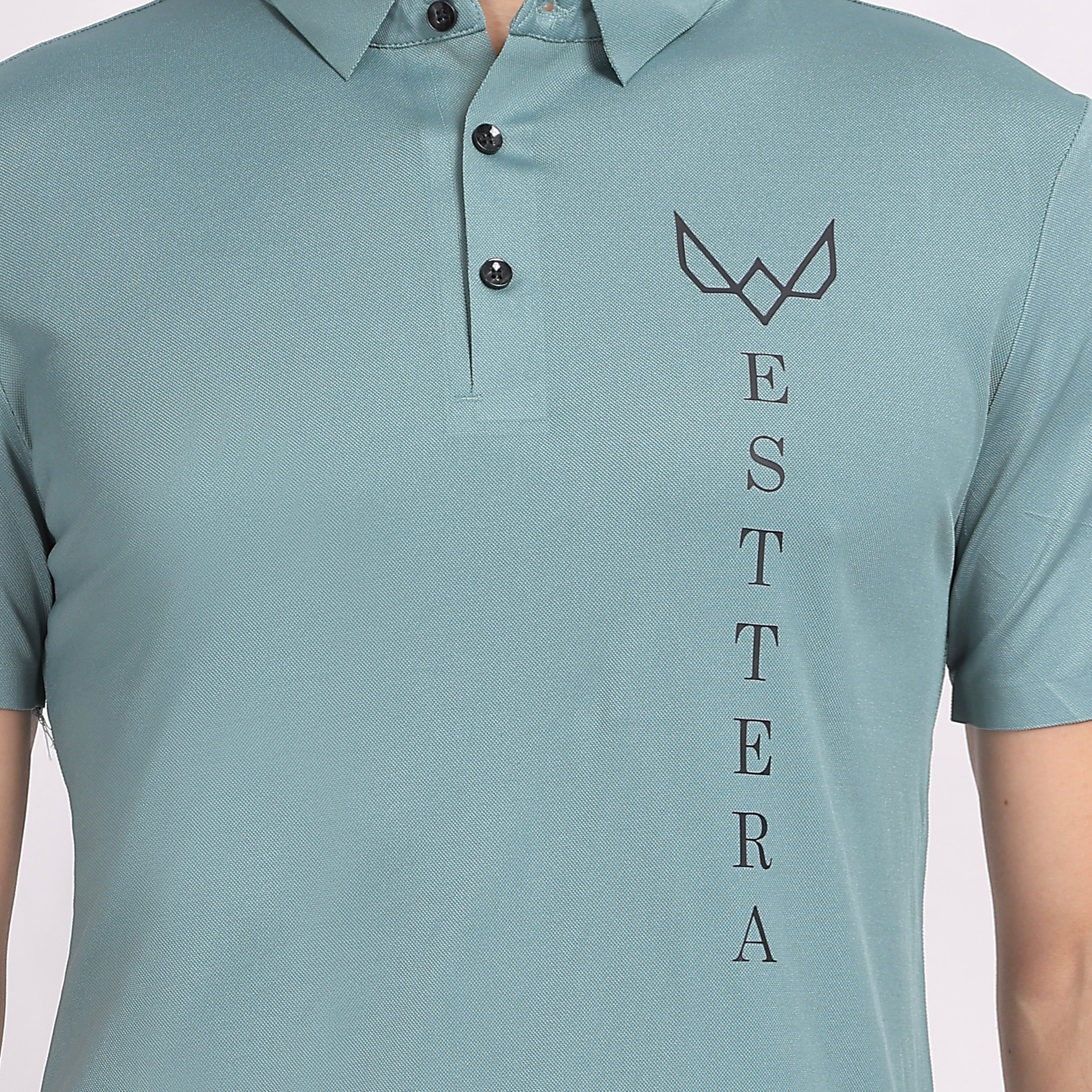 Light Green Logo Polo T-Shirt