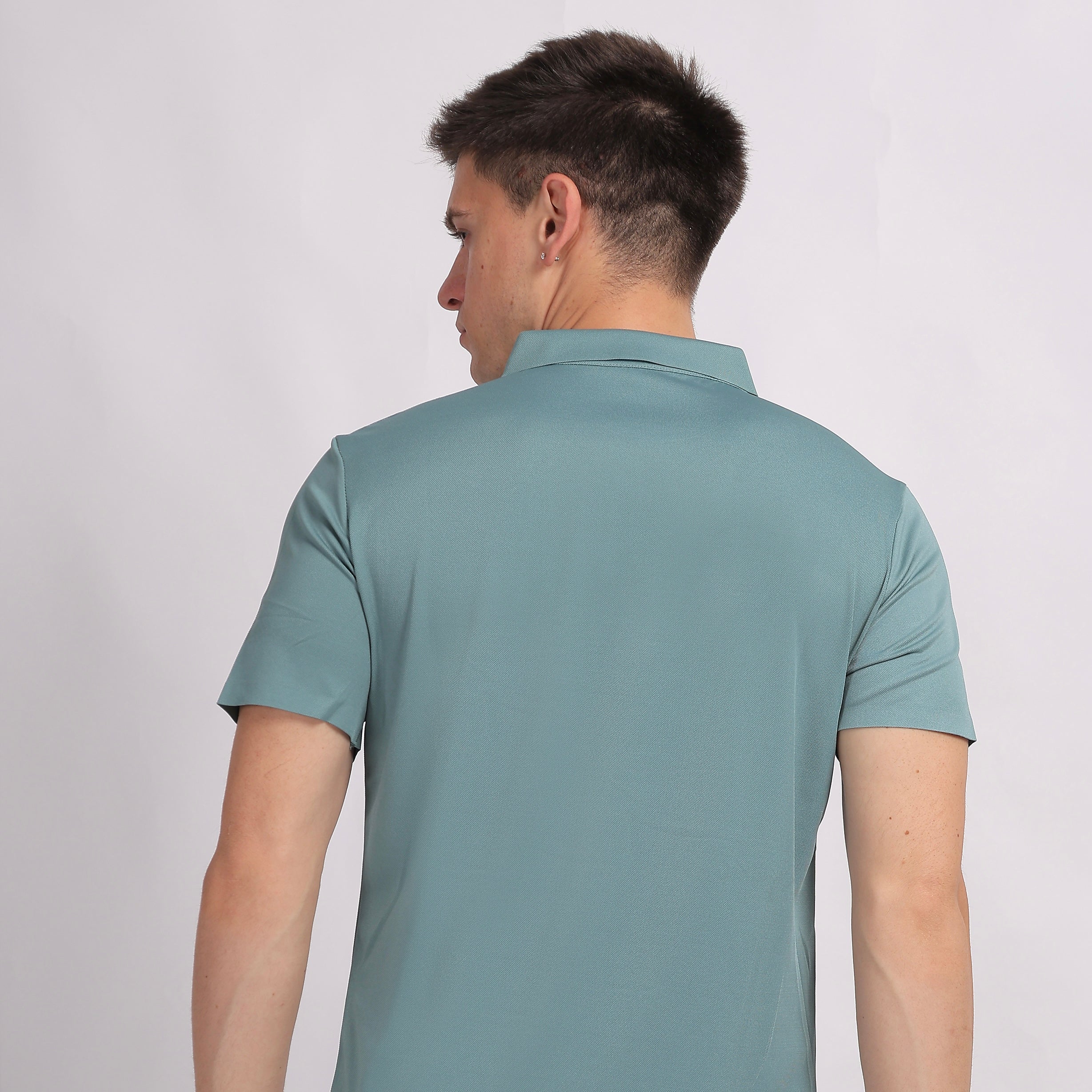 Solid Light Green Polo Shirt