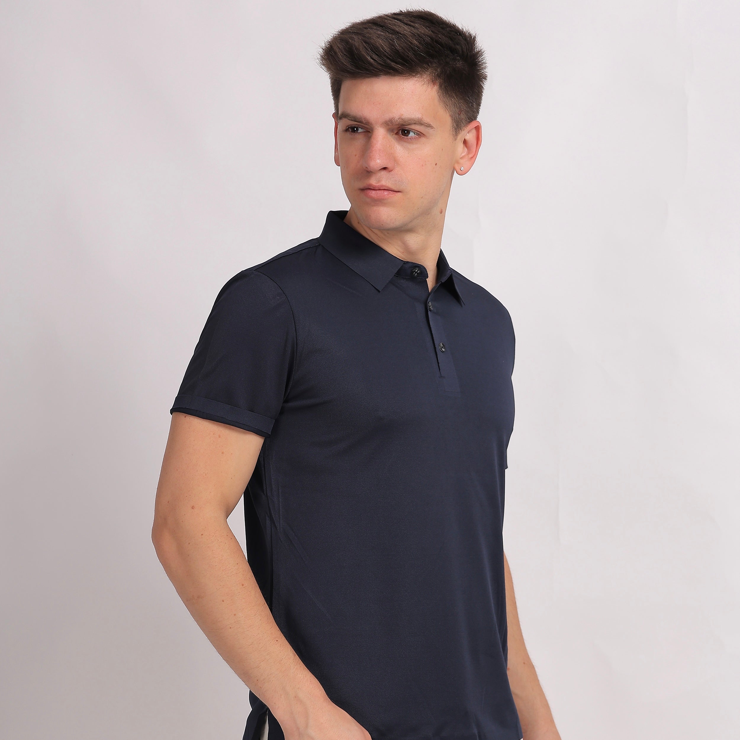 Solid Navy Polo Shirt