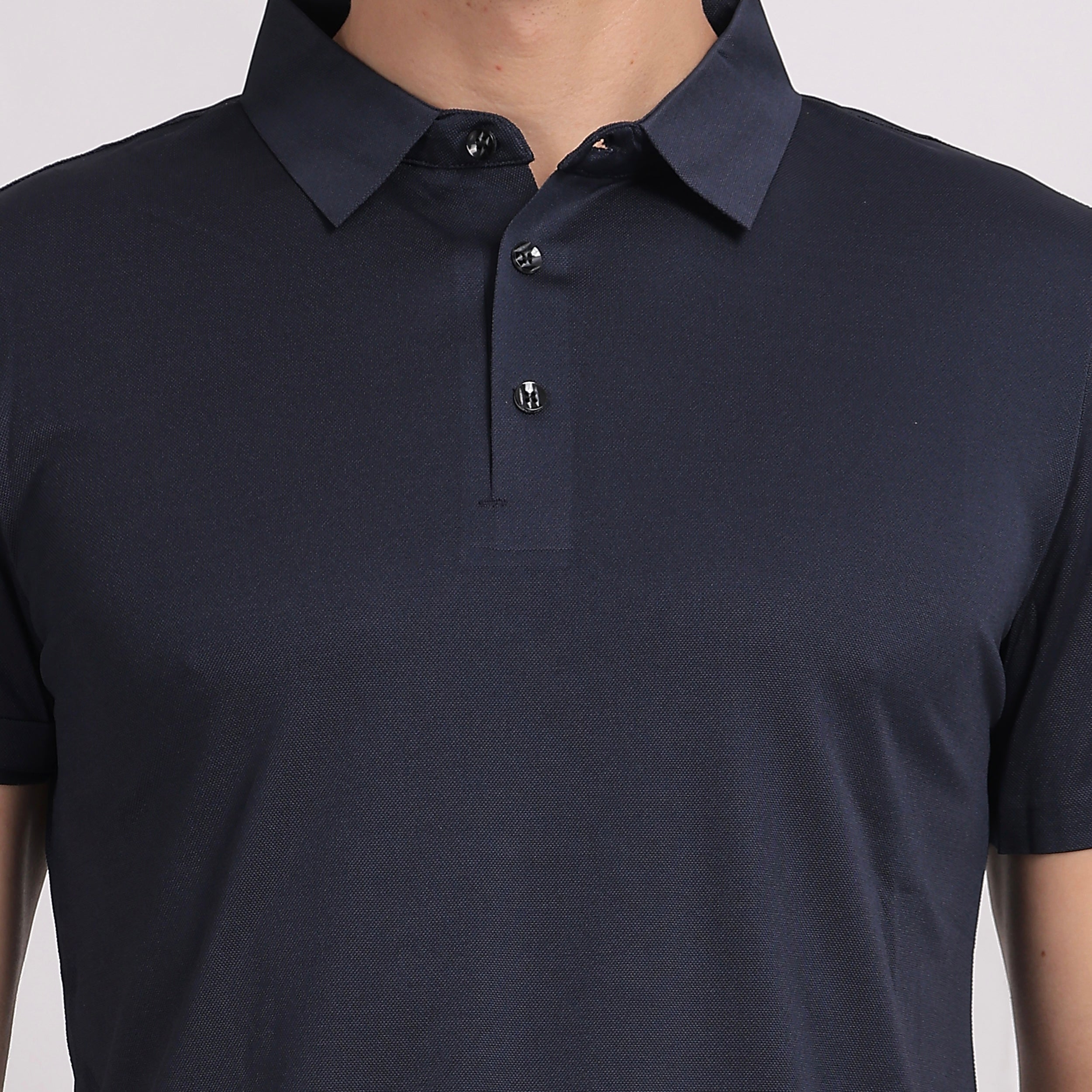 Solid Navy Polo Shirt