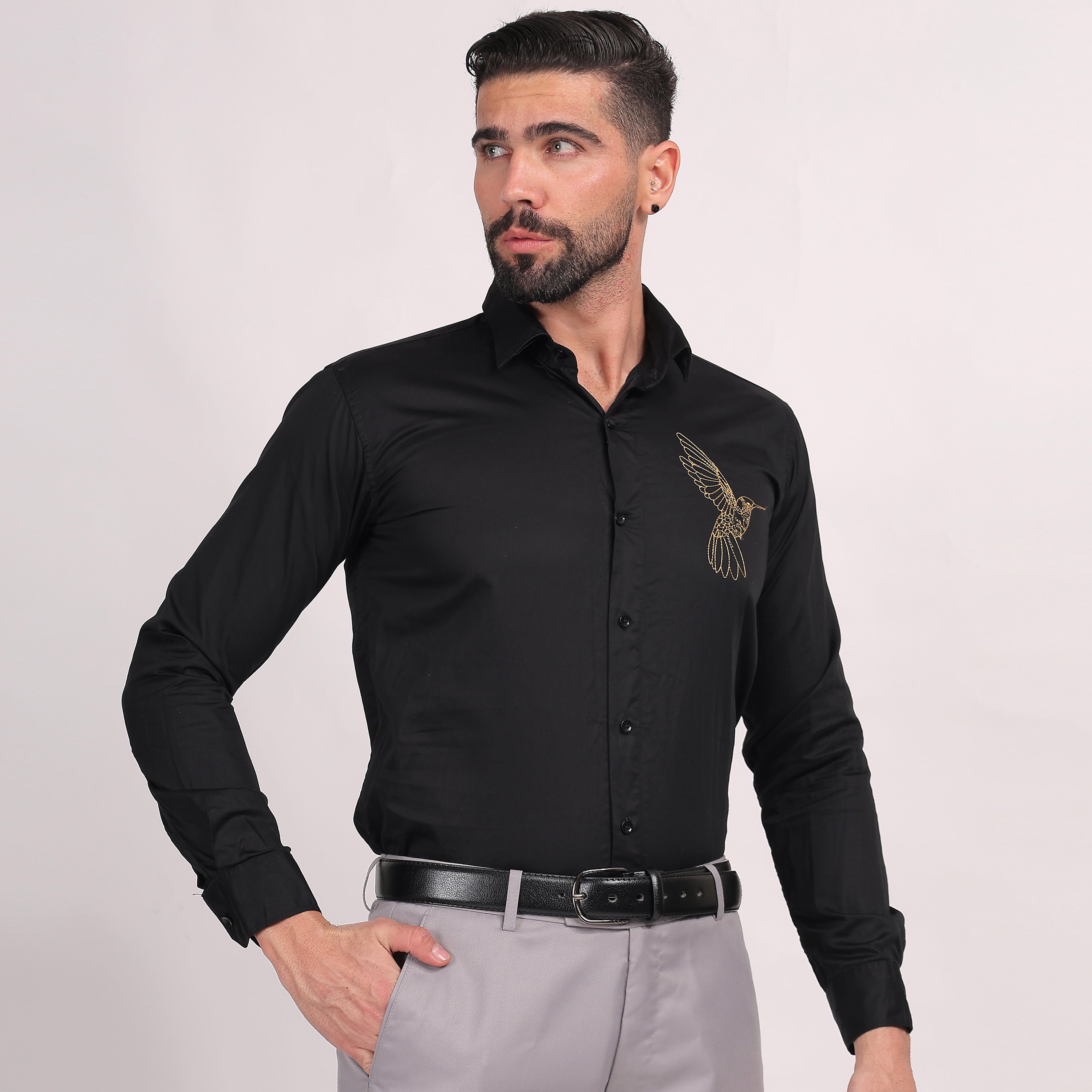 Essential Black Hummingbird Shirt