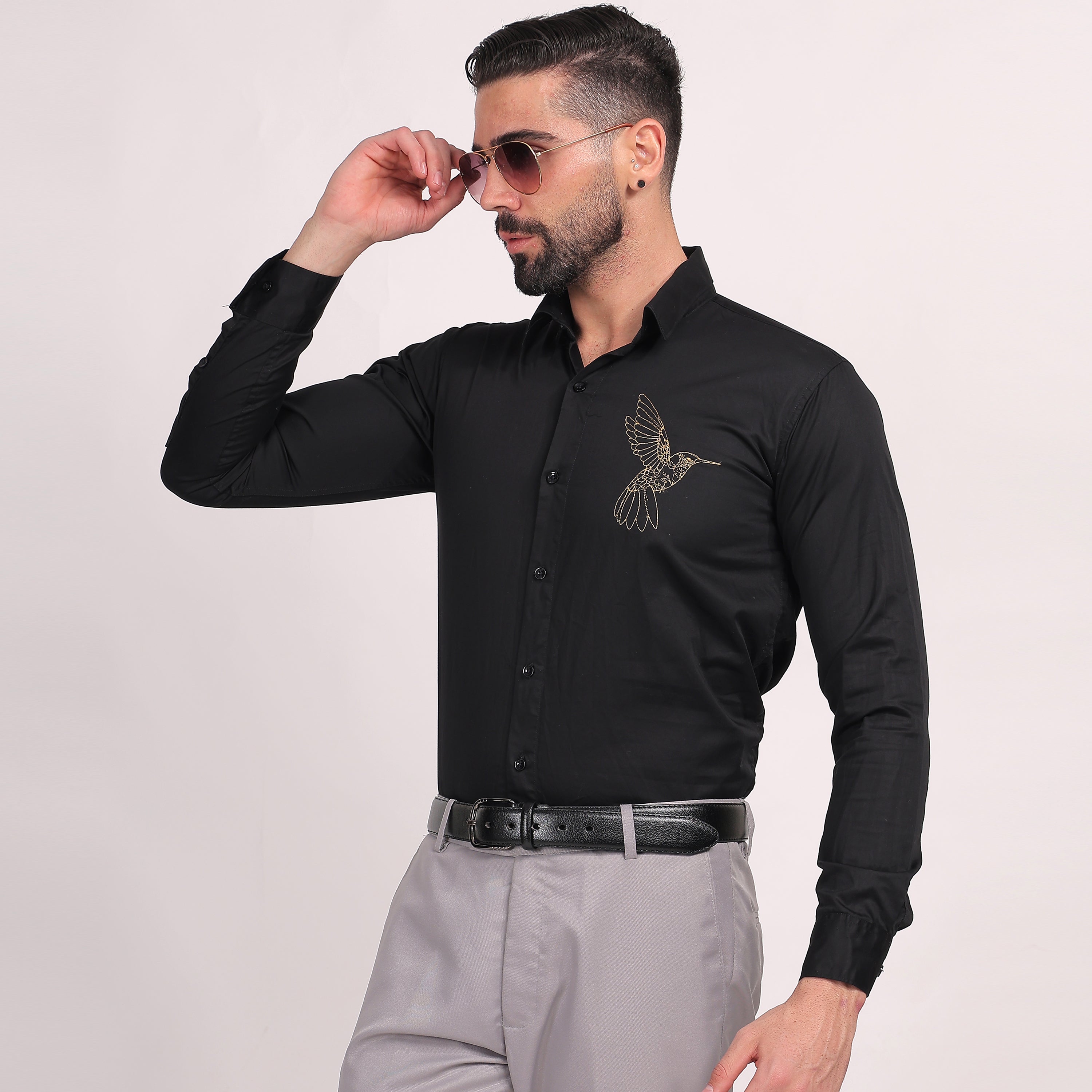 Essential Black Hummingbird Shirt